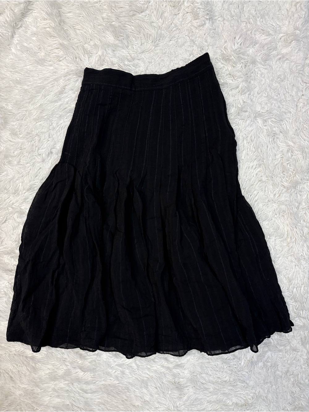 Zara Black Midi Skirt - Picture 3 of 5